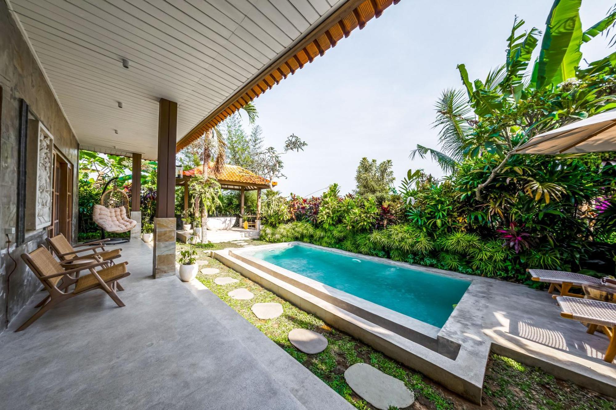 Nyaman Villas By Evdekimi Ubud Szoba fotó