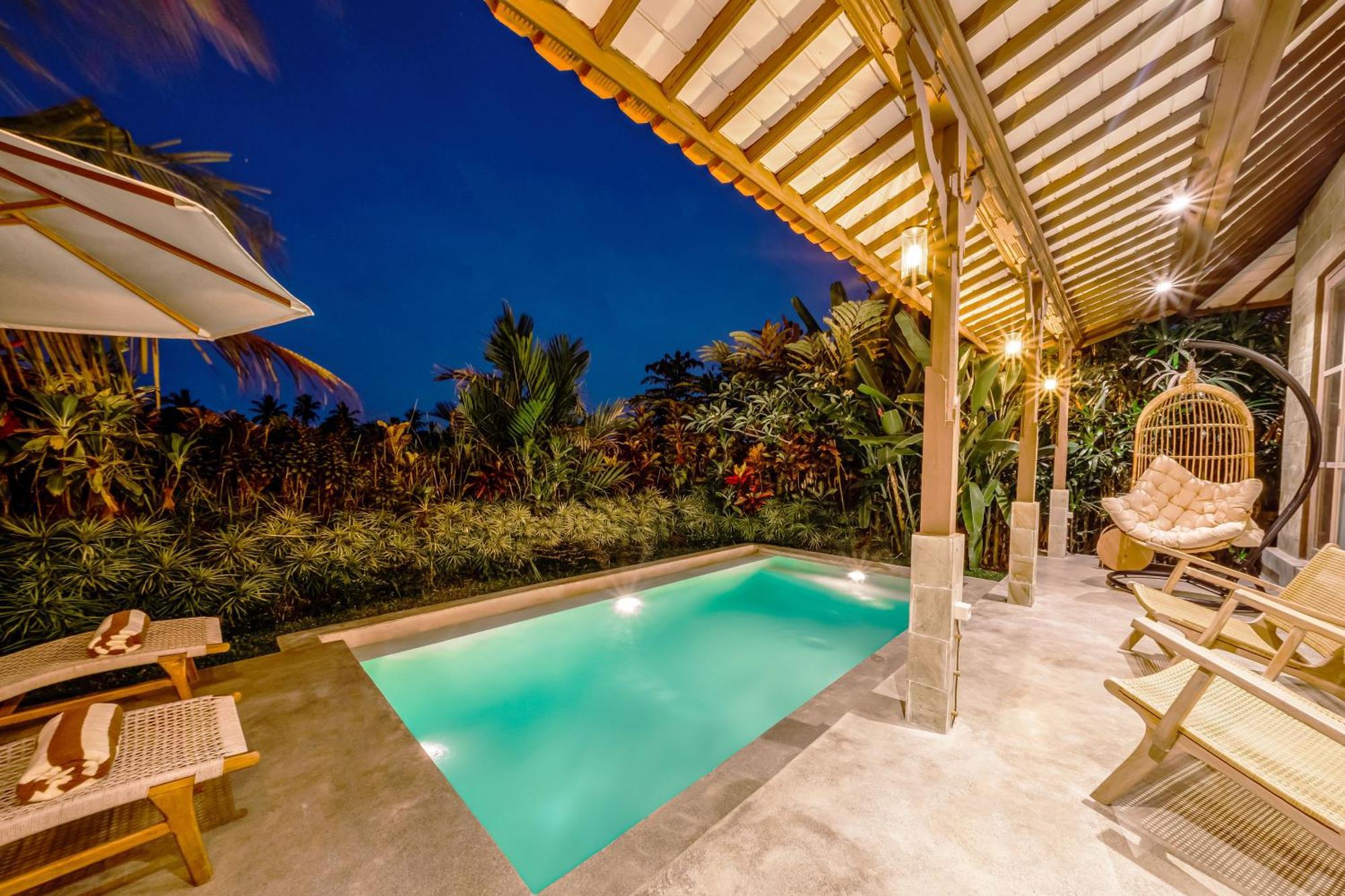 Nyaman Villas By Evdekimi Ubud Szoba fotó