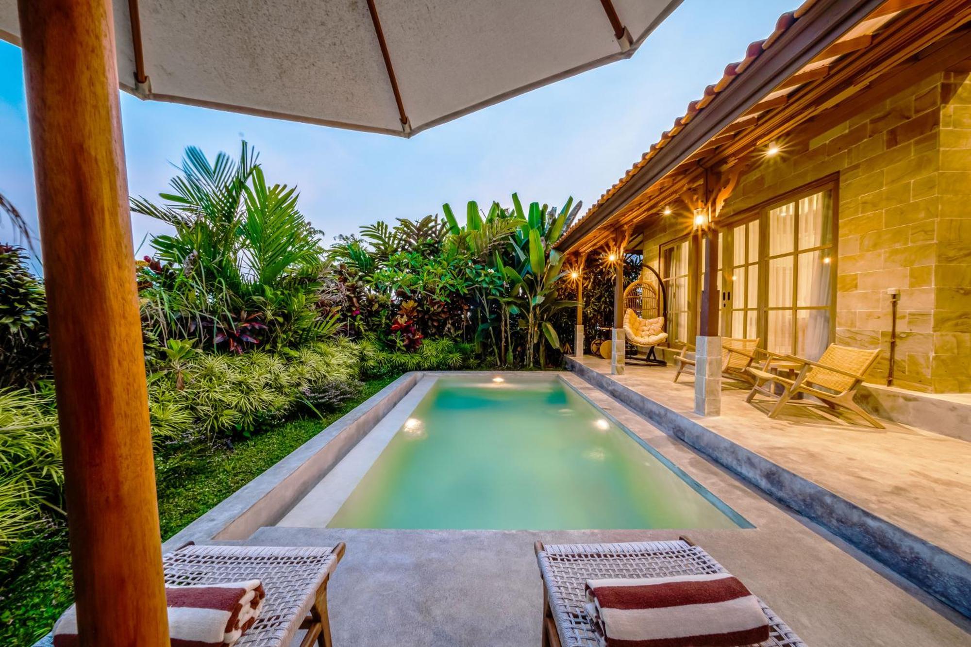 Nyaman Villas By Evdekimi Ubud Szoba fotó